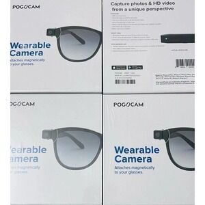 4 New Sealed PogoCam Wearable Camera